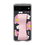 Slim Protection Case - STAND & RING RIBBON Sakura Pink［ Rune Naito - RUNE Flower - Pink ］