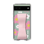 Slim Protection Case - STAND & RING RIBBON Sakura Pink［ Rune Naito - RUNE Flower - Pink ］