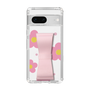 Slim Protection Case - STAND & RING RIBBON Sakura Pink［ Rune Naito - RUNE Flower - Pink ］