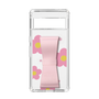 Slim Protection Case - STAND & RING RIBBON Sakura Pink［ Rune Naito - RUNE Flower - Pink ］