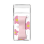 Slim Protection Case - STAND & RING RIBBON Sakura Pink［ Rune Naito - RUNE Flower - Pink ］