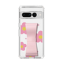 Slim Protection Case - STAND & RING RIBBON Sakura Pink［ Rune Naito - RUNE Flower - Pink ］