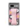 Slim Protection Case - STAND & RING RIBBON Sakura Pink［ Rune Naito - RUNE Flower - Pink ］
