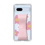 Slim Protection Case - STAND & RING RIBBON Sakura Pink［ Rune Naito - RUNE Flower - Pink ］