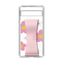 Slim Protection Case - STAND & RING RIBBON Sakura Pink［ Rune Naito - RUNE Flower - Pink ］