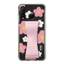 Slim Protection Case - STAND & RING RIBBON Sakura Pink［ Rune Naito - RUNE Flower - Pink ］