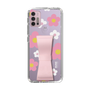 Slim Protection Case - STAND & RING RIBBON Sakura Pink［ Rune Naito - RUNE Flower - Pink ］