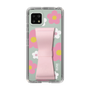 Slim Protection Case - STAND & RING RIBBON Sakura Pink［ Rune Naito - RUNE Flower - Pink ］