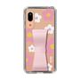 Slim Protection Case - STAND & RING RIBBON Sakura Pink［ Rune Naito - RUNE Flower - Pink ］
