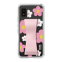 Slim Protection Case - STAND & RING RIBBON Sakura Pink［ Rune Naito - RUNE Flower - Pink ］