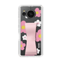 Slim Protection Case - STAND & RING RIBBON Sakura Pink［ Rune Naito - RUNE Flower - Pink ］