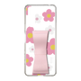 Slim Protection Case - STAND & RING RIBBON Sakura Pink［ Rune Naito - RUNE Flower - Pink ］