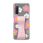Slim Protection Case - STAND & RING RIBBON Sakura Pink［ Rune Naito - RUNE Flower - Pink ］