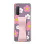 Slim Protection Case - STAND & RING RIBBON Sakura Pink［ Rune Naito - RUNE Flower - Pink ］