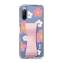 Slim Protection Case - STAND & RING RIBBON Sakura Pink［ Rune Naito - RUNE Flower - Pink ］