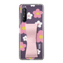 Slim Protection Case - STAND & RING RIBBON Sakura Pink［ Rune Naito - RUNE Flower - Pink ］