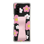 Slim Protection Case - STAND & RING RIBBON Sakura Pink［ Rune Naito - RUNE Flower - Pink ］