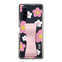 Slim Protection Case - STAND & RING RIBBON Sakura Pink［ Rune Naito - RUNE Flower - Pink ］