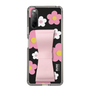 Slim Protection Case - STAND & RING RIBBON Sakura Pink［ Rune Naito - RUNE Flower - Pink ］