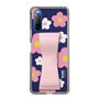 Slim Protection Case - STAND & RING RIBBON Sakura Pink［ Rune Naito - RUNE Flower - Pink ］