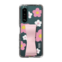 Slim Protection Case - STAND & RING RIBBON Sakura Pink［ Rune Naito - RUNE Flower - Pink ］