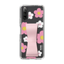 Slim Protection Case - STAND & RING RIBBON Sakura Pink［ Rune Naito - RUNE Flower - Pink ］