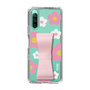 Slim Protection Case - STAND & RING RIBBON Sakura Pink［ Rune Naito - RUNE Flower - Pink ］