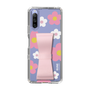 Slim Protection Case - STAND & RING RIBBON Sakura Pink［ Rune Naito - RUNE Flower - Pink ］