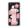 Slim Protection Case - STAND & RING RIBBON Sakura Pink［ Rune Naito - RUNE Flower - Pink ］