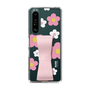 Slim Protection Case - STAND & RING RIBBON Sakura Pink［ Rune Naito - RUNE Flower - Pink ］
