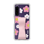 Slim Protection Case - STAND & RING RIBBON Sakura Pink［ Rune Naito - RUNE Flower - Pink ］