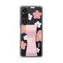 Slim Protection Case - STAND & RING RIBBON Sakura Pink［ Rune Naito - RUNE Flower - Pink ］