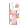 Slim Protection Case - STAND & RING RIBBON Sakura Pink［ Rune Naito - RUNE Flower - Pink ］