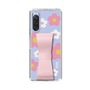 Slim Protection Case - STAND & RING RIBBON Sakura Pink［ Rune Naito - RUNE Flower - Pink ］