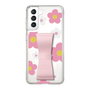 Slim Protection Case - STAND & RING RIBBON Sakura Pink［ Rune Naito - RUNE Flower - Pink ］