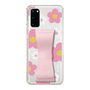 Slim Protection Case - STAND & RING RIBBON Sakura Pink［ Rune Naito - RUNE Flower - Pink ］