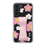 Slim Protection Case - STAND & RING RIBBON Sakura Pink［ Rune Naito - RUNE Flower - Pink ］