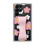 Slim Protection Case - STAND & RING RIBBON Sakura Pink［ Rune Naito - RUNE Flower - Pink ］