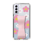 Slim Protection Case - STAND & RING RIBBON Sakura Pink［ Rune Naito - RUNE Flower - Pink ］
