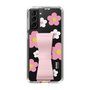 Slim Protection Case - STAND & RING RIBBON Sakura Pink［ Rune Naito - RUNE Flower - Pink ］