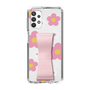Slim Protection Case - STAND & RING RIBBON Sakura Pink［ Rune Naito - RUNE Flower - Pink ］