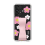 Slim Protection Case - STAND & RING RIBBON Sakura Pink［ Rune Naito - RUNE Flower - Pink ］