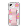 Slim Protection Case - STAND & RING RIBBON Sakura Pink［ Rune Naito - RUNE Flower - Pink ］