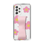 Slim Protection Case - STAND & RING RIBBON Sakura Pink［ Rune Naito - RUNE Flower - Pink ］
