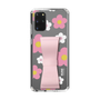 Slim Protection Case - STAND & RING RIBBON Sakura Pink［ Rune Naito - RUNE Flower - Pink ］