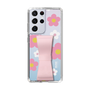 Slim Protection Case - STAND & RING RIBBON Sakura Pink［ Rune Naito - RUNE Flower - Pink ］