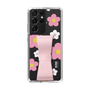 Slim Protection Case - STAND & RING RIBBON Sakura Pink［ Rune Naito - RUNE Flower - Pink ］