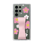 Slim Protection Case - STAND & RING RIBBON Sakura Pink［ Rune Naito - RUNE Flower - Pink ］