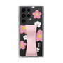 Slim Protection Case - STAND & RING RIBBON Sakura Pink［ Rune Naito - RUNE Flower - Pink ］