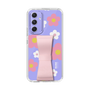 Slim Protection Case - STAND & RING RIBBON Sakura Pink［ Rune Naito - RUNE Flower - Pink ］